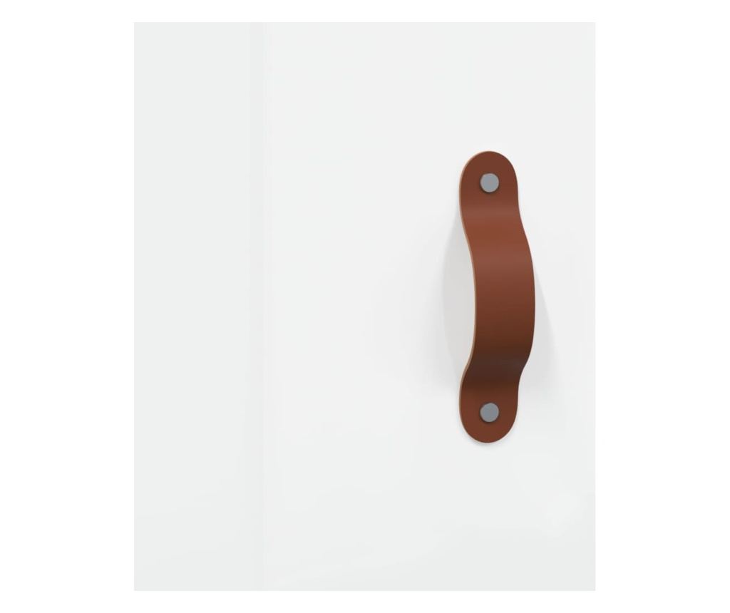 Visoka ormar, bijela visokog sjaja, 69,5x34x180 cm, kompozitno drvo - 10