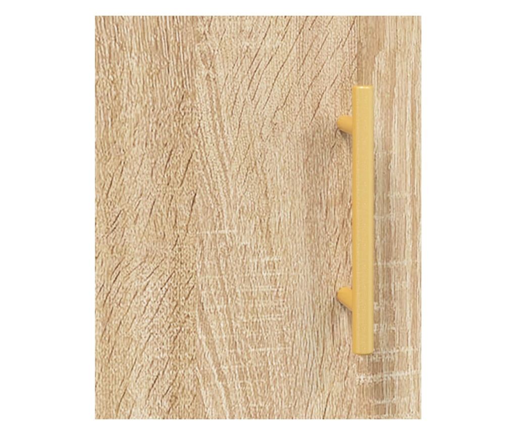 Visoka ormar, hrast sonoma, 69,5x34x180 cm, kompozitno drvo - 10