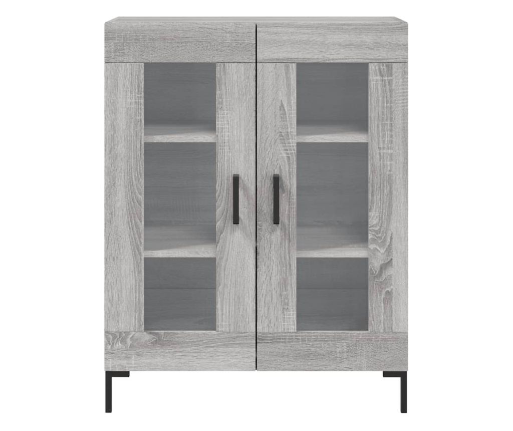 Visoka ormar, siva sonoma, 69,5x34x180 cm, kompozitno drvo - 8