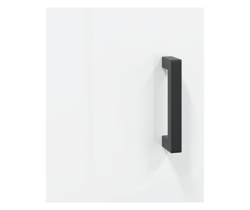 Kredenca, bijela visokog sjaja, 100x36x60 cm, kompozitno drvo - 10