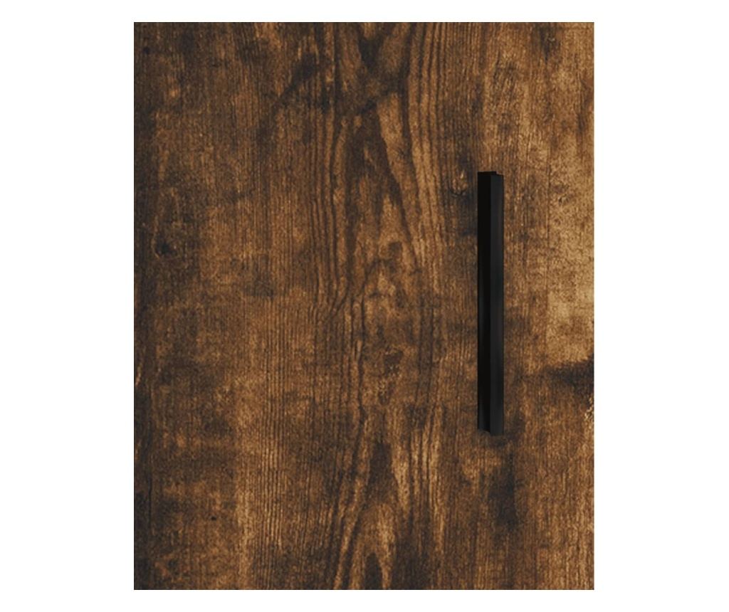 Visoka ormar, dimljeni hrast, 34,5x34x180 cm, obrađeno drvo - 10