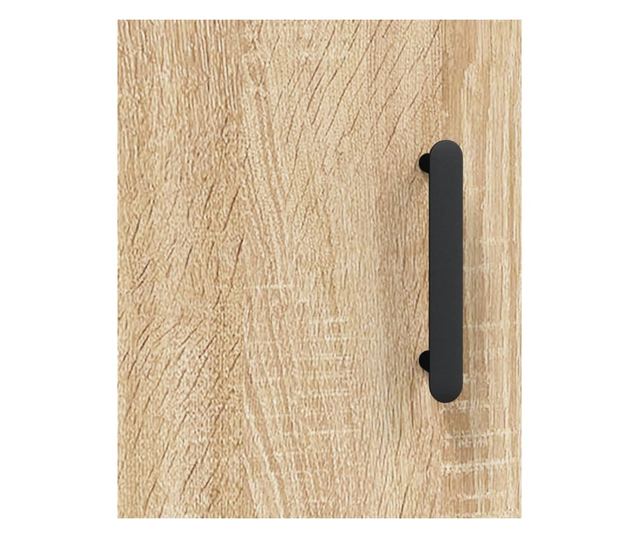 Висок шкаф, дъб сонома, 69,5x34x180 см, инженерно дърво