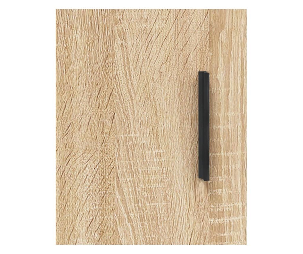 Visoka ormar, hrast sonoma, 69,5x34x180 cm, kompozitno drvo - 11