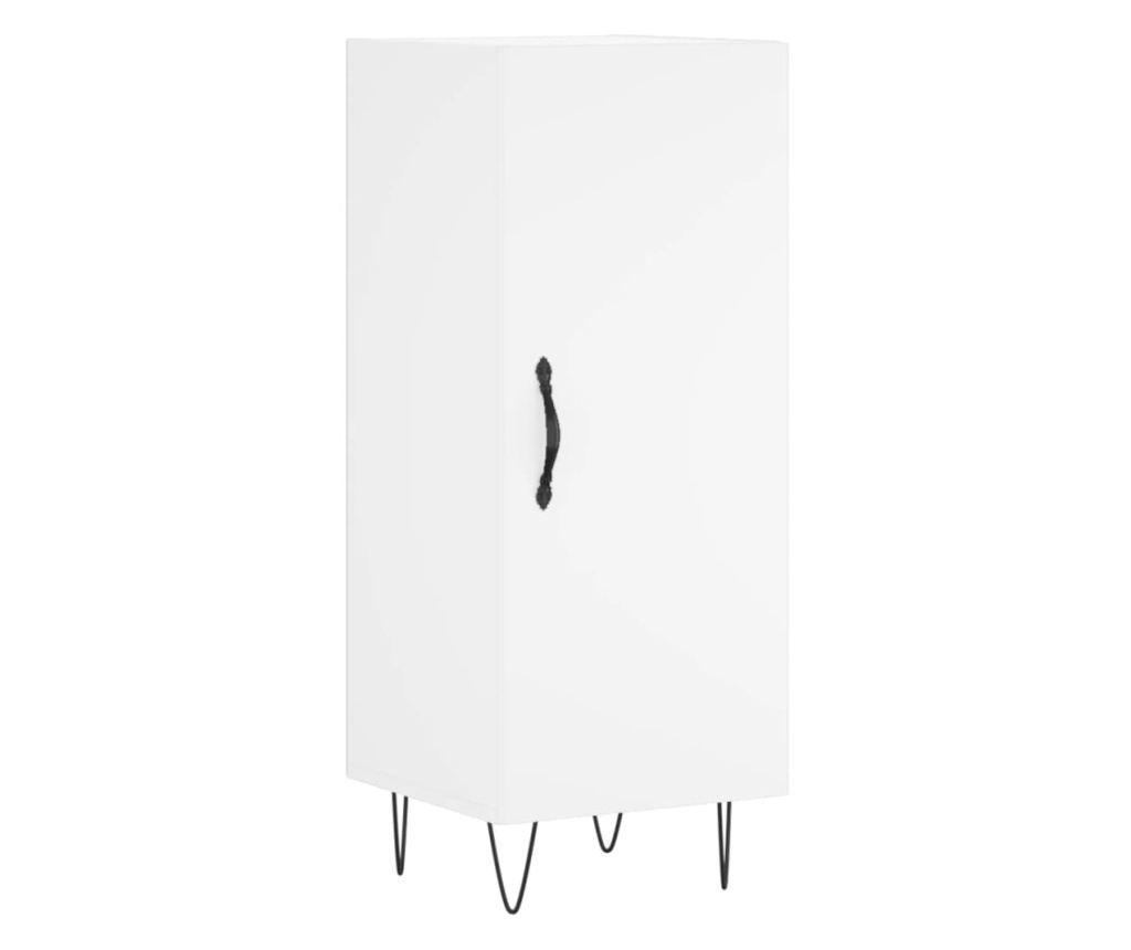 Visoka ormar, bijela, 34,5x34x180 cm, obrađeno drvo - 7