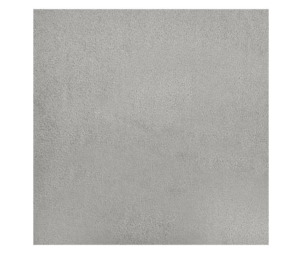 Комплект дивани с възглавници, 2 броя, светло сиво, микрофибър - 13