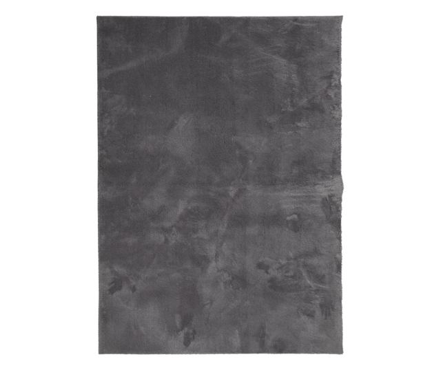 HUARTE antracit rövid szálú puha és mosható szőnyeg 140x200 cm