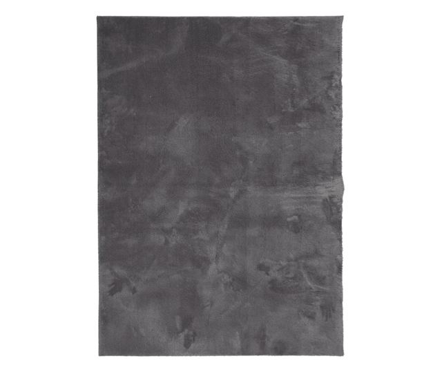 HUARTE antracit rövid szálú puha és mosható szőnyeg 160x230 cm