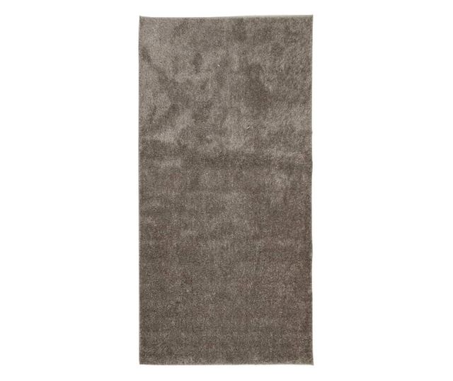 ISTAN szürke hosszú szálú fényes szőnyeg 100 x 200 cm