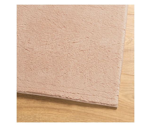 HUARTE púderszínű rövid szálú puha és mosható szőnyeg 120x170cm