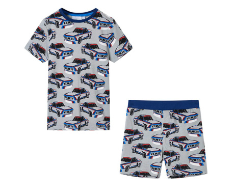 Pijamale pentru copii cu mâneci scurte, gri, 104