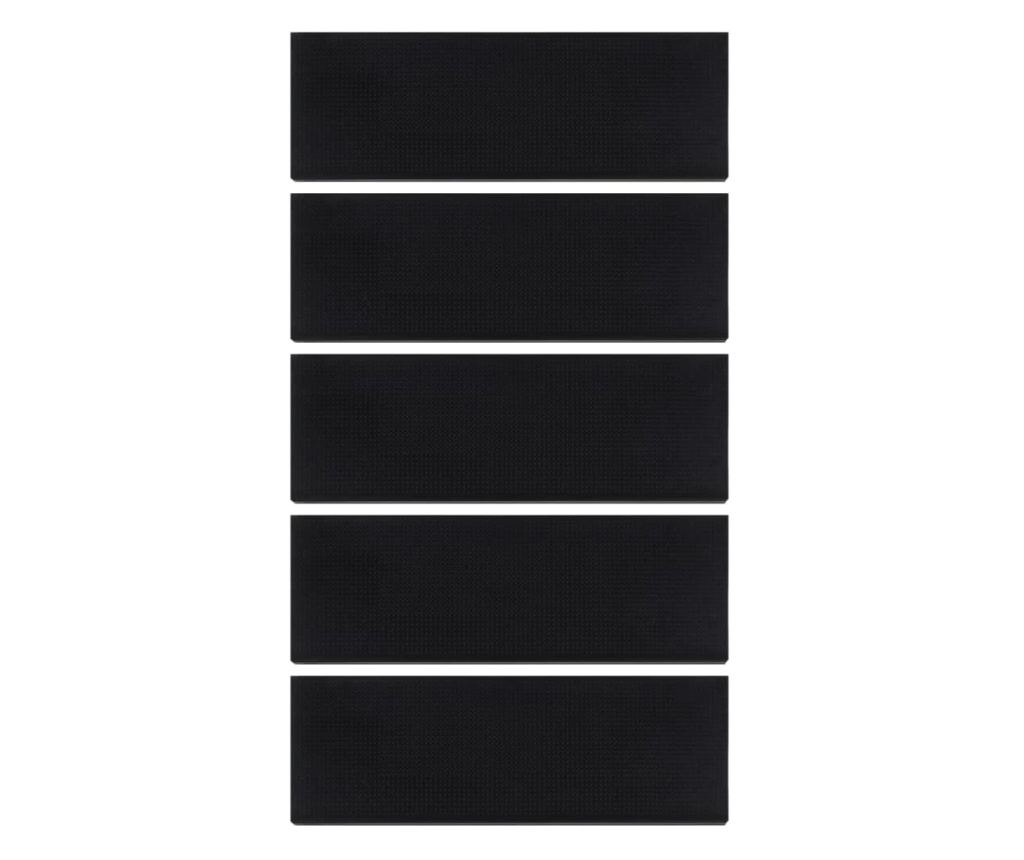 Nášlapy na schody 5 ks 25 x 75 cm guma - 3