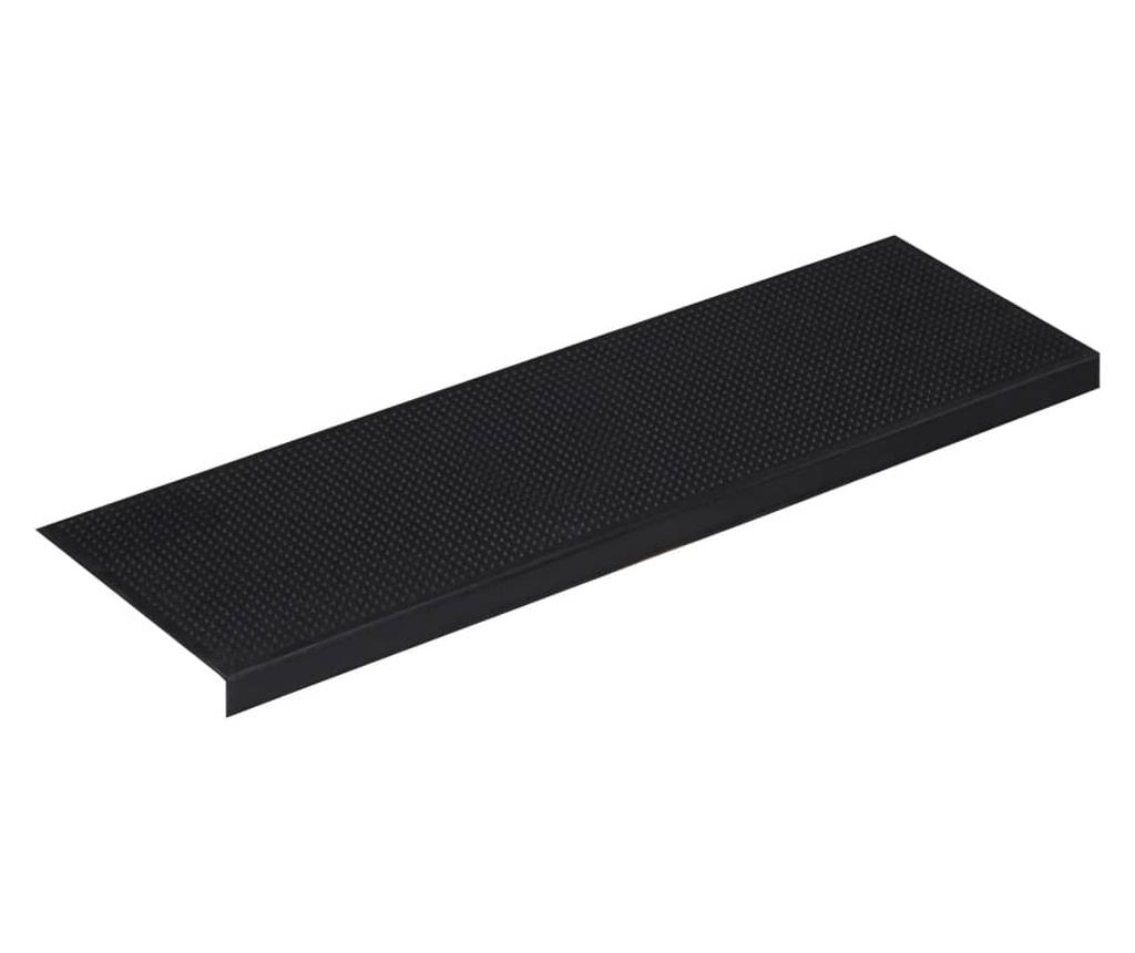 Nášlapy na schody 5 ks 25 x 75 cm guma - 4