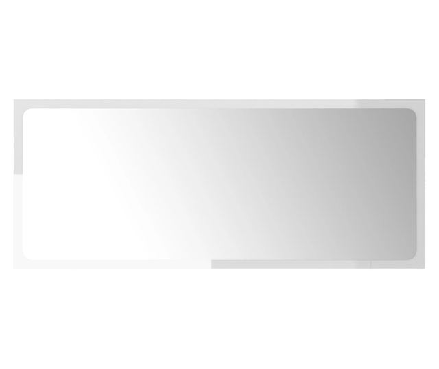 Set kupaonskog namještaja, 2 dijela, ekstra sjajna bijela, iverica