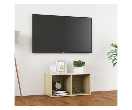 Comodă TV, stejar Sonoma, 72x35x36,5 cm, PAL
