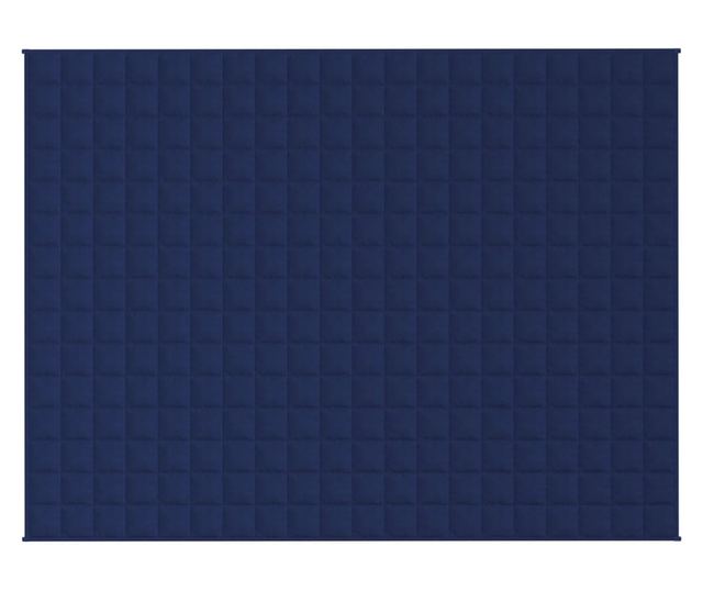 Pătură grea, albastru, 152x203 cm, 11 kg, textil