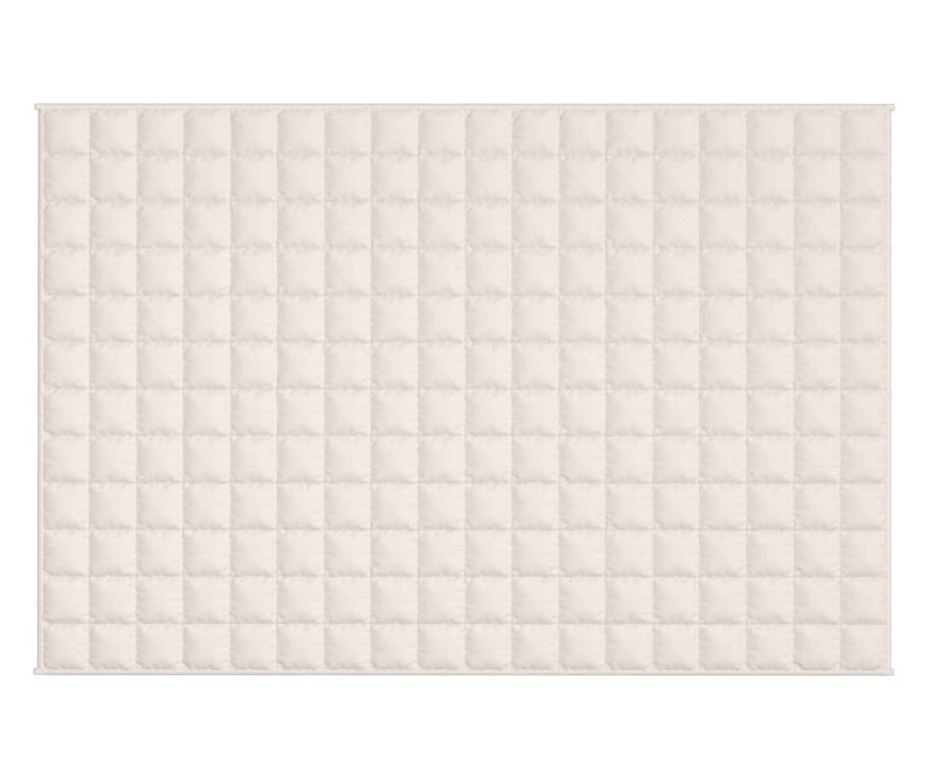 Utješna deka, svijetlo krem, 122x183 cm, 9 kg, Tekstil - 3