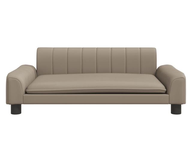 Dječja sofa, cappuccino, 90x53x30 cm, eko koža