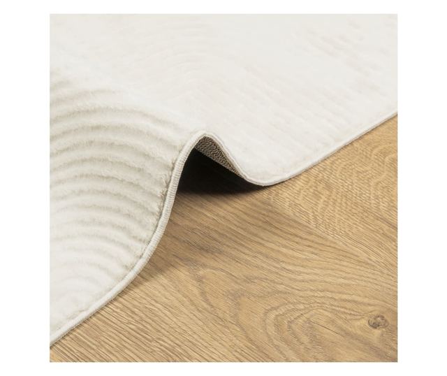 IZA krémszínű rövid szálú skandináv stílusú szőnyeg 200x280 cm