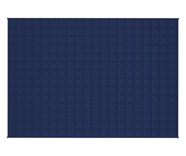 Pătură anti-stres, albastru, 137x200 cm, 10 kg, textil