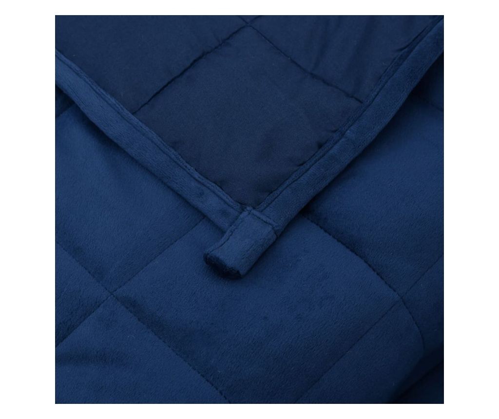 Teška deka, plava, 200x220 cm, 9 kg, tekstilni materijal - 5