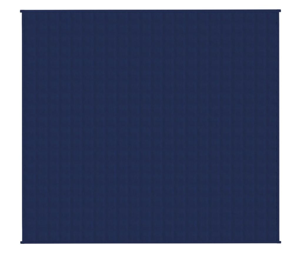 Teška deka, plava, 200x220 cm, 13 kg, tekstil - 3