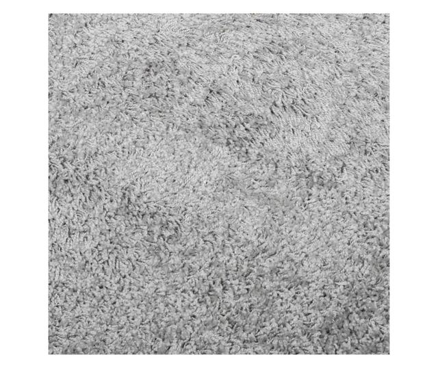 PAMPLONA szürke magas szálú bolyhos modern szőnyeg 100 x 200 cm