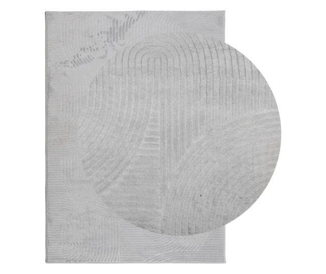 IZA szürke rövid szálú skandináv stílusú szőnyeg 200 x 280 cm