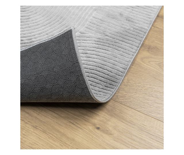 IZA szürke rövid szálú skandináv stílusú szőnyeg 200 x 280 cm