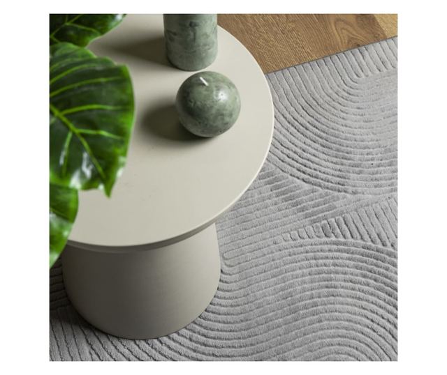 IZA szürke rövid szálú skandináv stílusú szőnyeg 200 x 280 cm