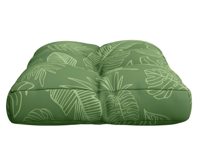 Подложка за палет, с принт на листа, 50x40x12 см, текстил