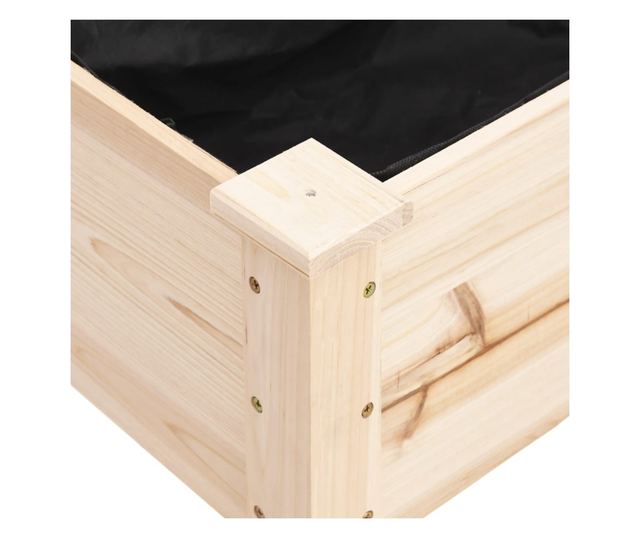 Žardinjera s oblogom, 118x59x76 cm, masivno drvo jele