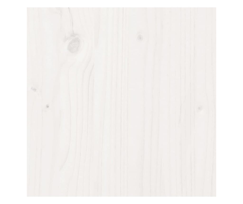 fehér tömör fenyőfa ágy matrac nélkül 90 x 200 cm - 8