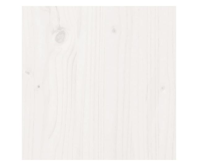 fehér tömör fenyőfa ágy matrac nélkül 90 x 200 cm