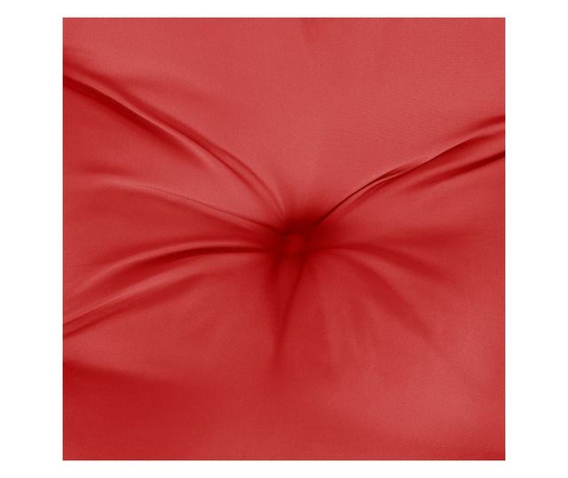 6 db piros oxford szövet háttámlás székpárna