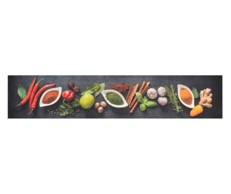 Kuchyňská podložka omyvatelná Spices, 60x300 cm, samet