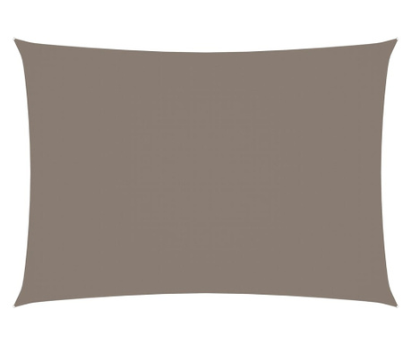 Parasolar, gri taupe, 3,5x4,5 m, țesătură oxford dreptunghiular
