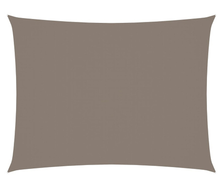 Parasolar, gri taupe, 2x3,5 m, țesătură oxford, dreptunghiular