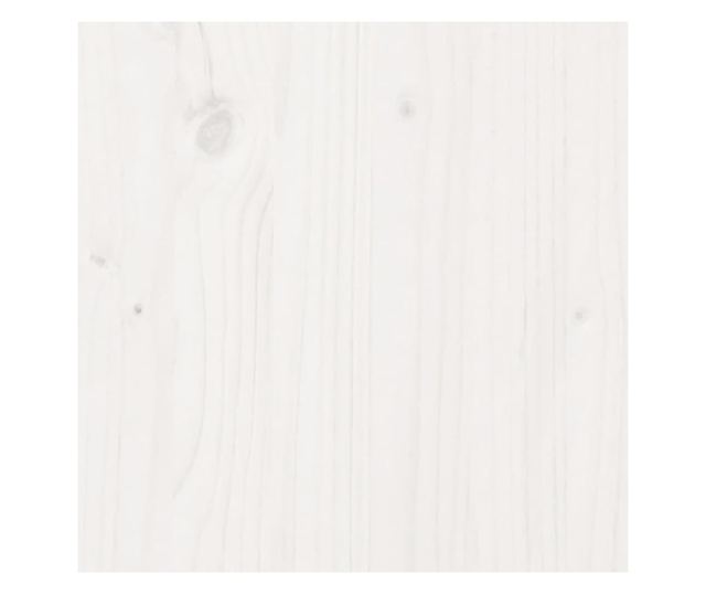 fehér tömör fenyőfa fejtámla tárolóval 75 cm