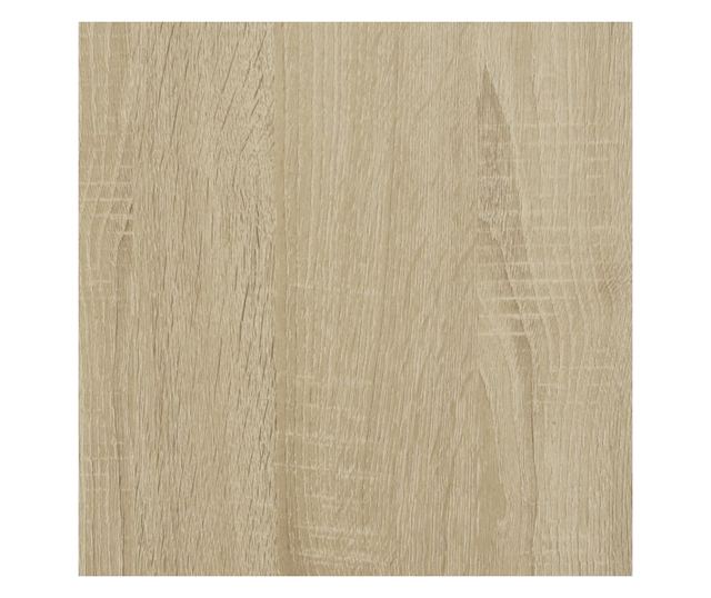 sonoma tölgy színű szerelt fa könyvespolc 60 x 24 x 109 cm