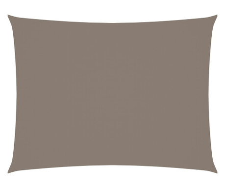 Parasolar, gri taupe, 2x3 m, țesătură oxford, dreptunghiular