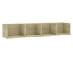 CD-k polca, Sonoma tlgy, 100 x 18 x 18 cm, laminlt fa thumbnail 2