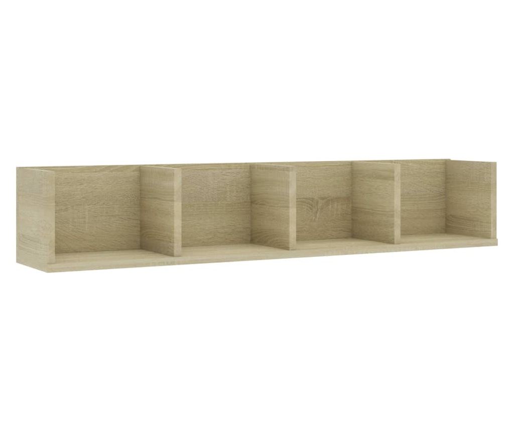 CD-k polca, Sonoma tlgy, 100 x 18 x 18 cm, laminlt fa - 2