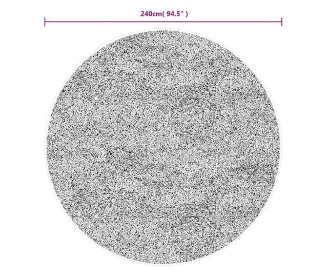 PAMPLONA arany magas szálú bolyhos modern szőnyeg Ø 240 cm