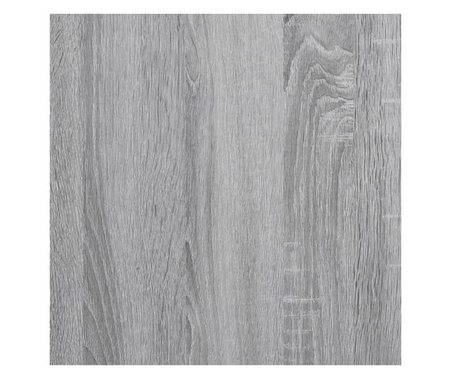 szürke sonoma színű szerelt fa faliszekrény 80 x 15 x 80 cm