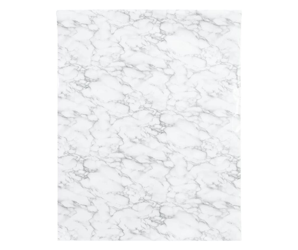 Nalepke za pohištvo samolepilne marmor bele 90x500 cm PVC - 3