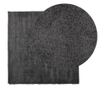 PAMPLONA antracit magas szálú bolyhos modern szőnyeg 160x160 cm
