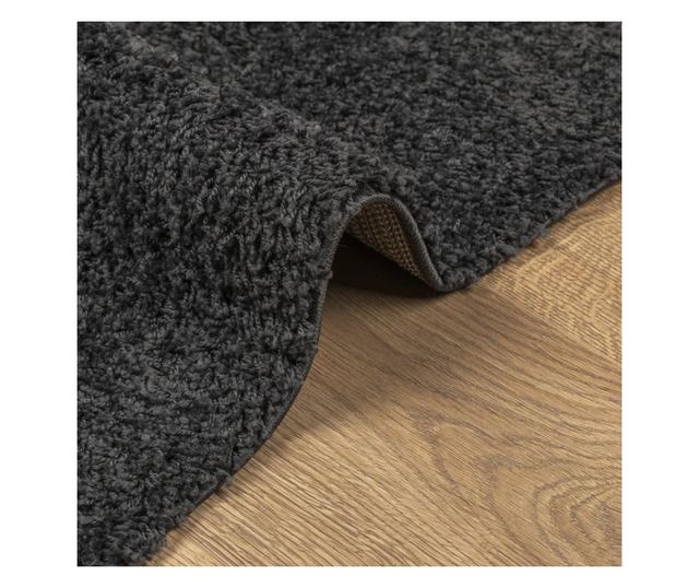 PAMPLONA antracit magas szálú bolyhos modern szőnyeg 120x170 cm