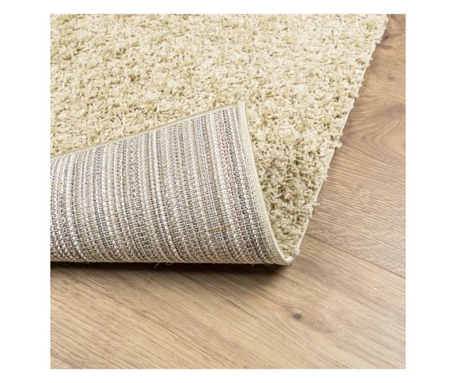 PAMPLONA arany magas szálú bolyhos modern szőnyeg 240 x 340 cm