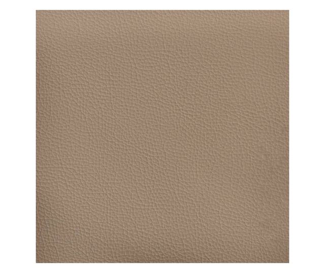 cappuccino színű műbőr fejtámla párna 140 cm