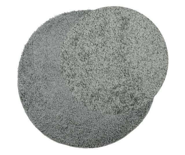 PAMPLONA zöld magas szálú bolyhos modern szőnyeg Ø 200 cm